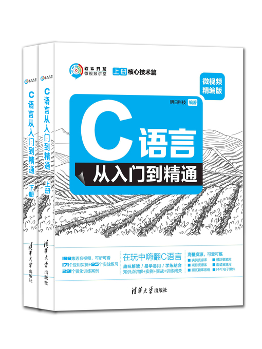Cover image for C语言从入门到精通（微视频精编版）